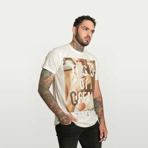 Men's T-Shirts Cream - Image 6